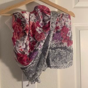 Versatile silky scarf/wrap